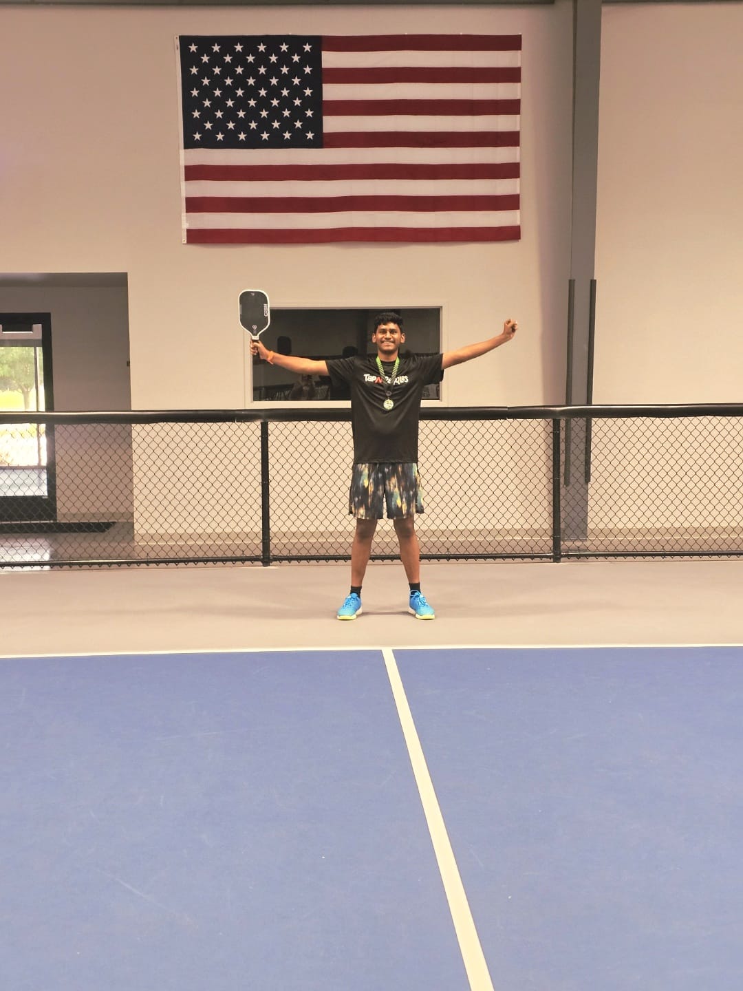 Newspaper clipping of silver medal win